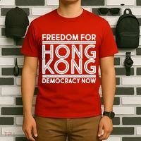 Freedom For Hong Kong Democracy Now T-Shirt thumb 6
