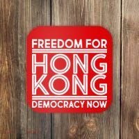 Freedom For Hong Kong Democracy Now Coaster thumb 0