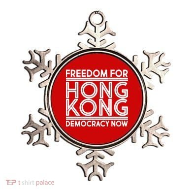 Freedom For Hong Kong Democracy Now Ornament