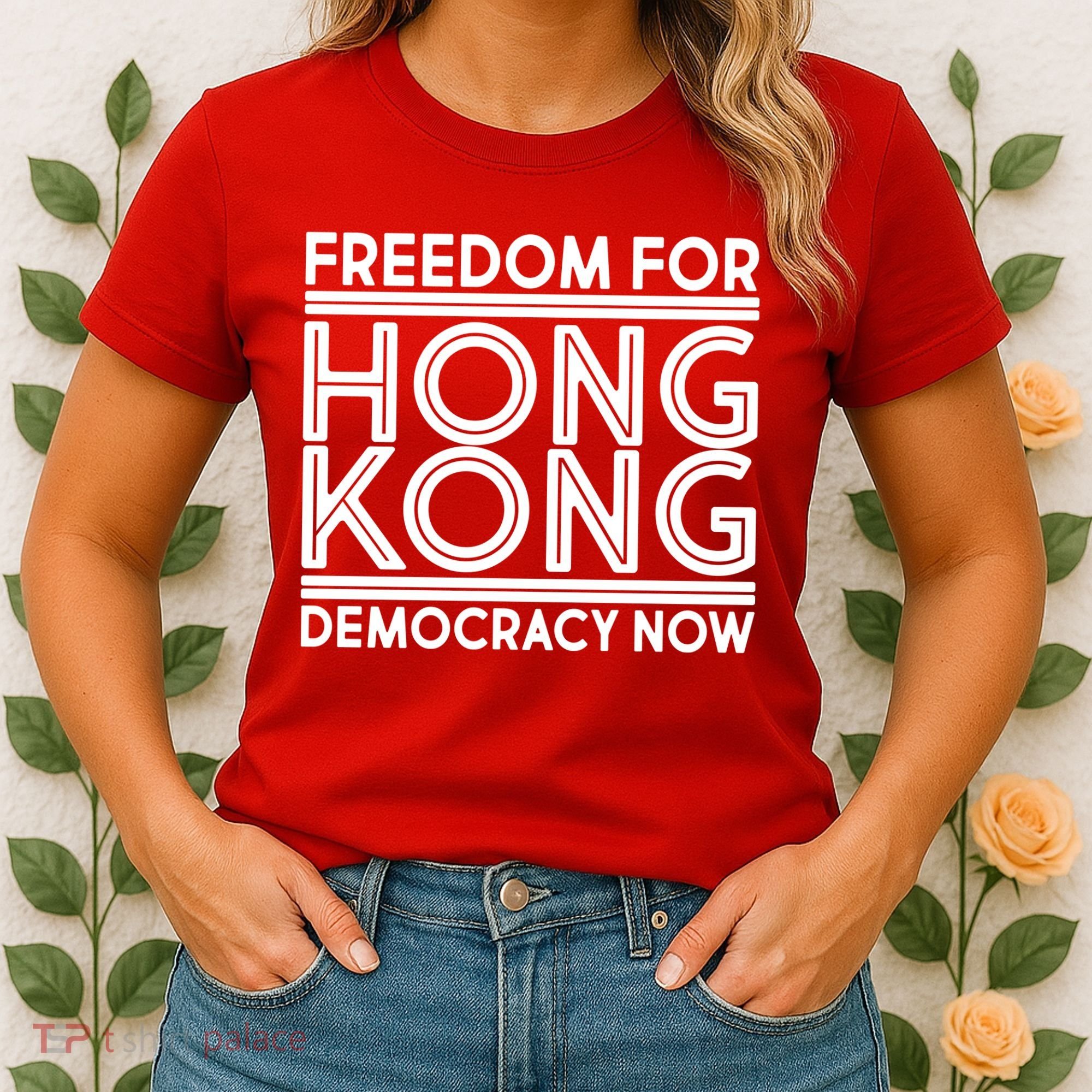Freedom For Hong Kong Democracy Now Women's T-Shirt