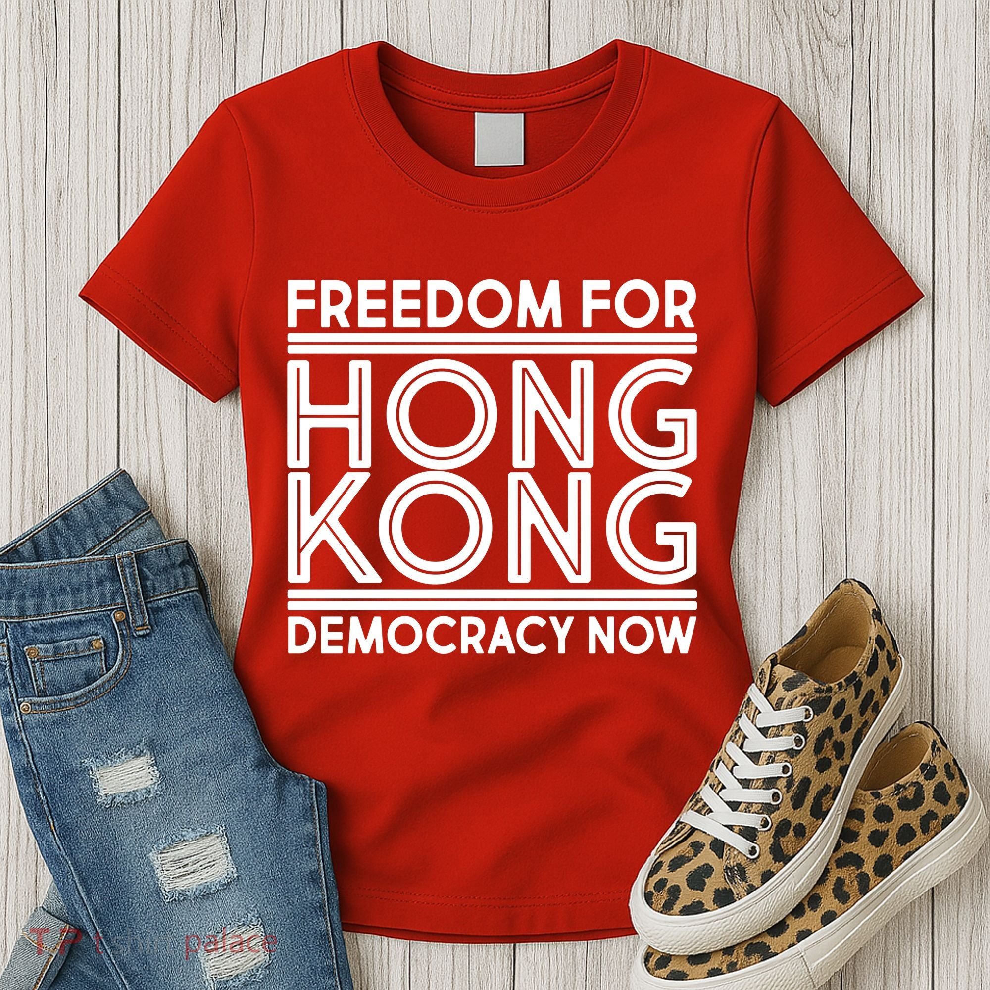 Freedom For Hong Kong Democracy Now Women's T-Shirt