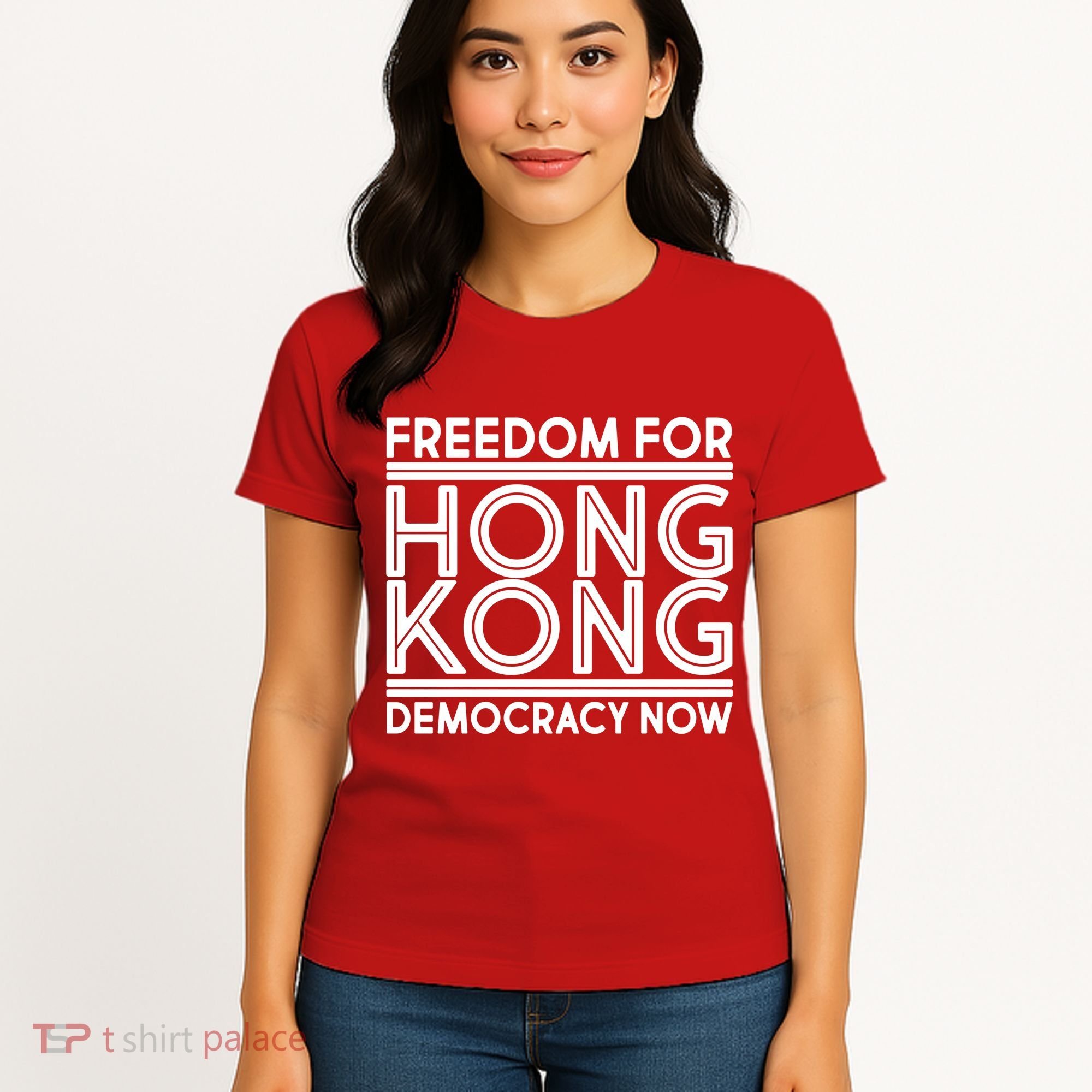 Freedom For Hong Kong Democracy Now Women's T-Shirt