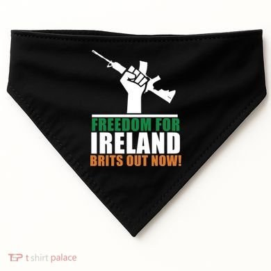 Freedom For Ireland Brits Out Now USA-Made Doggie Bandana