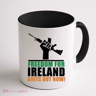 Freedom For Ireland Brits Out Now Coffee Mug back