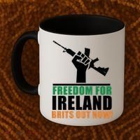 Freedom For Ireland Brits Out Now Coffee Mug thumb 2