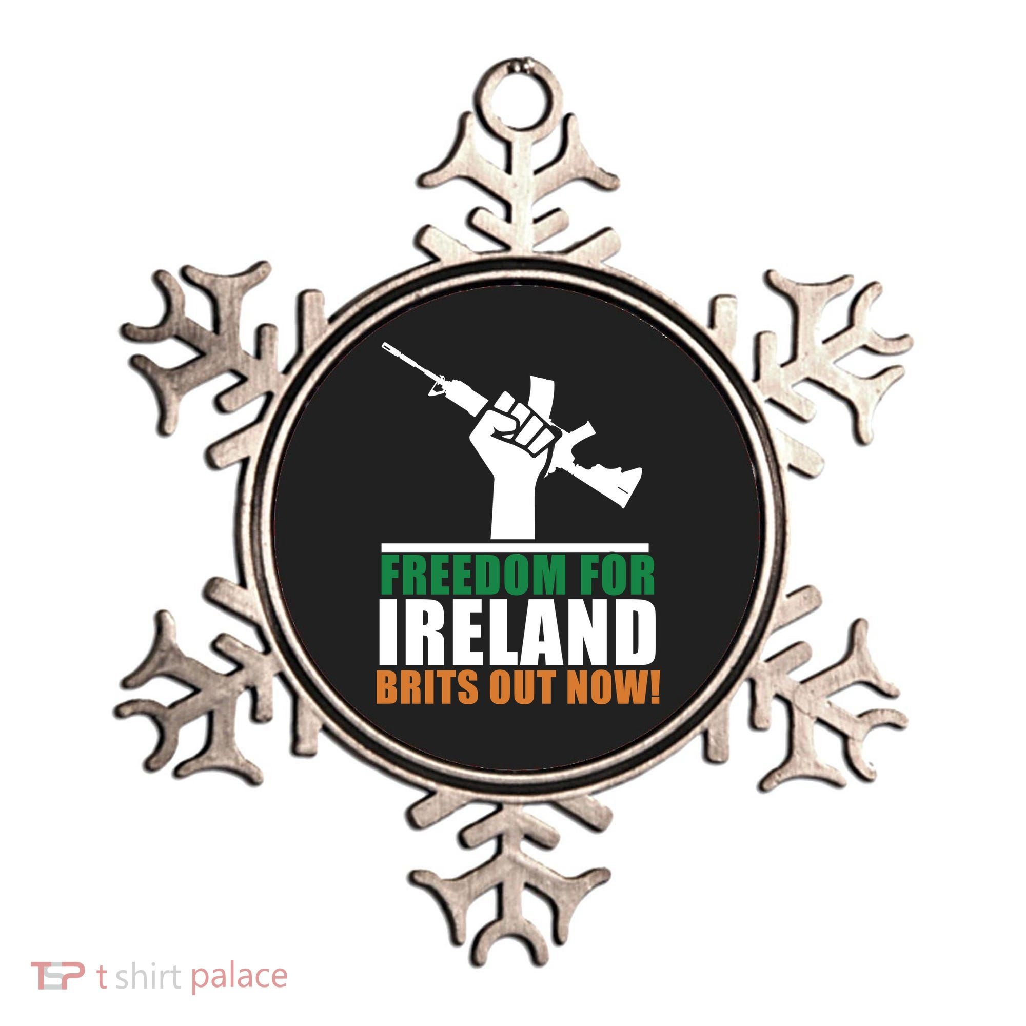 Freedom For Ireland Brits Out Now Ornament