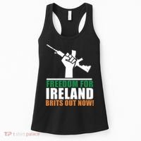 Freedom For Ireland Brits Out Now Women's Tank Top thumb 0