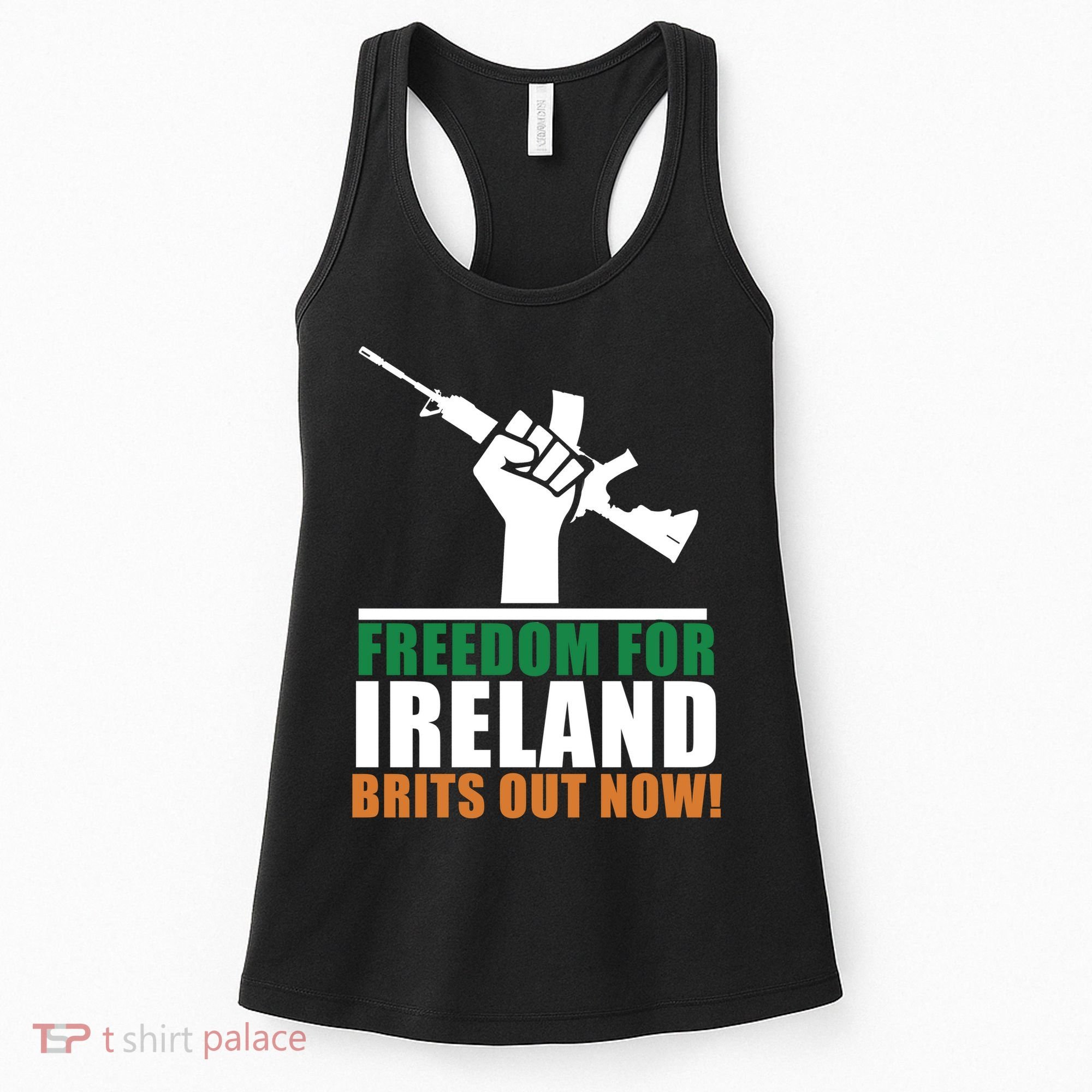 Freedom For Ireland Brits Out Now Women's Tank Top