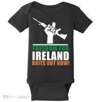 Freedom For Ireland Brits Out Now Baby Bodysuit thumb 0