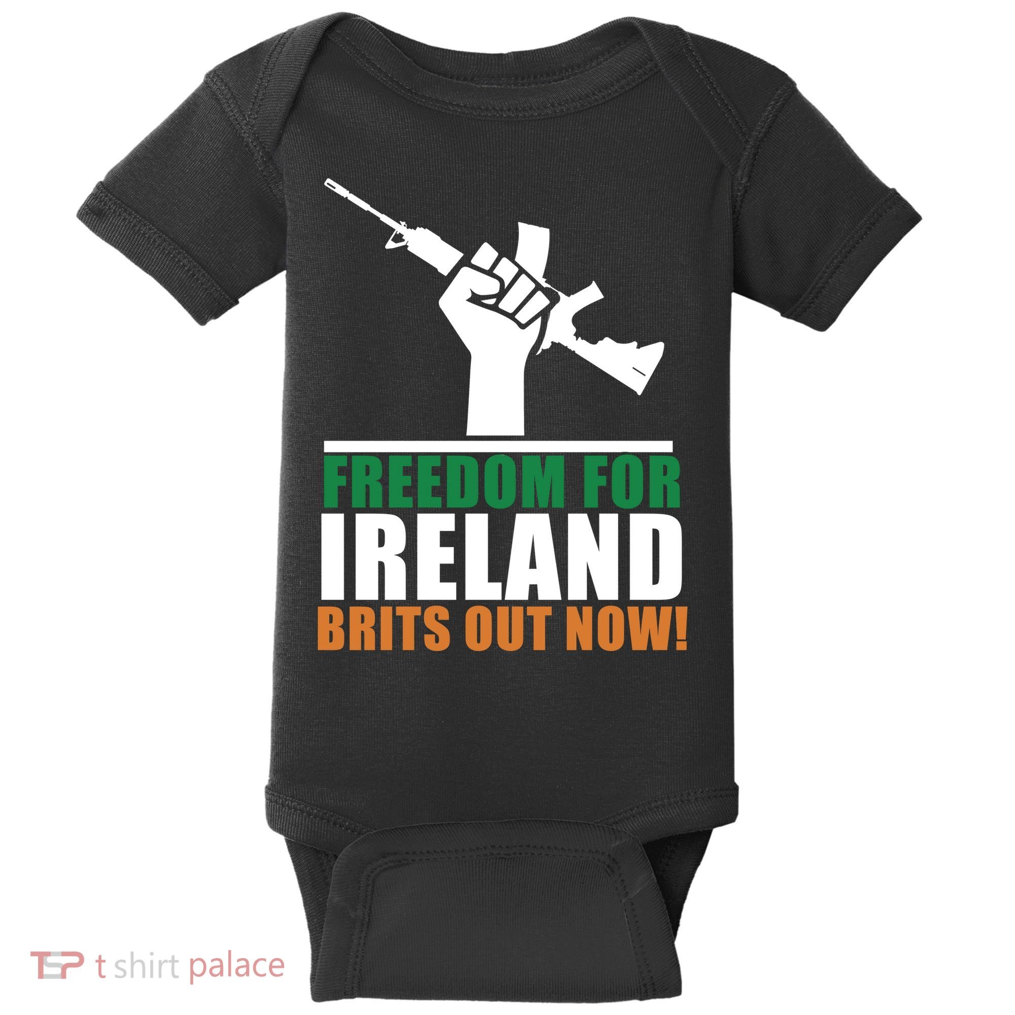 Freedom For Ireland Brits Out Now Baby Bodysuit