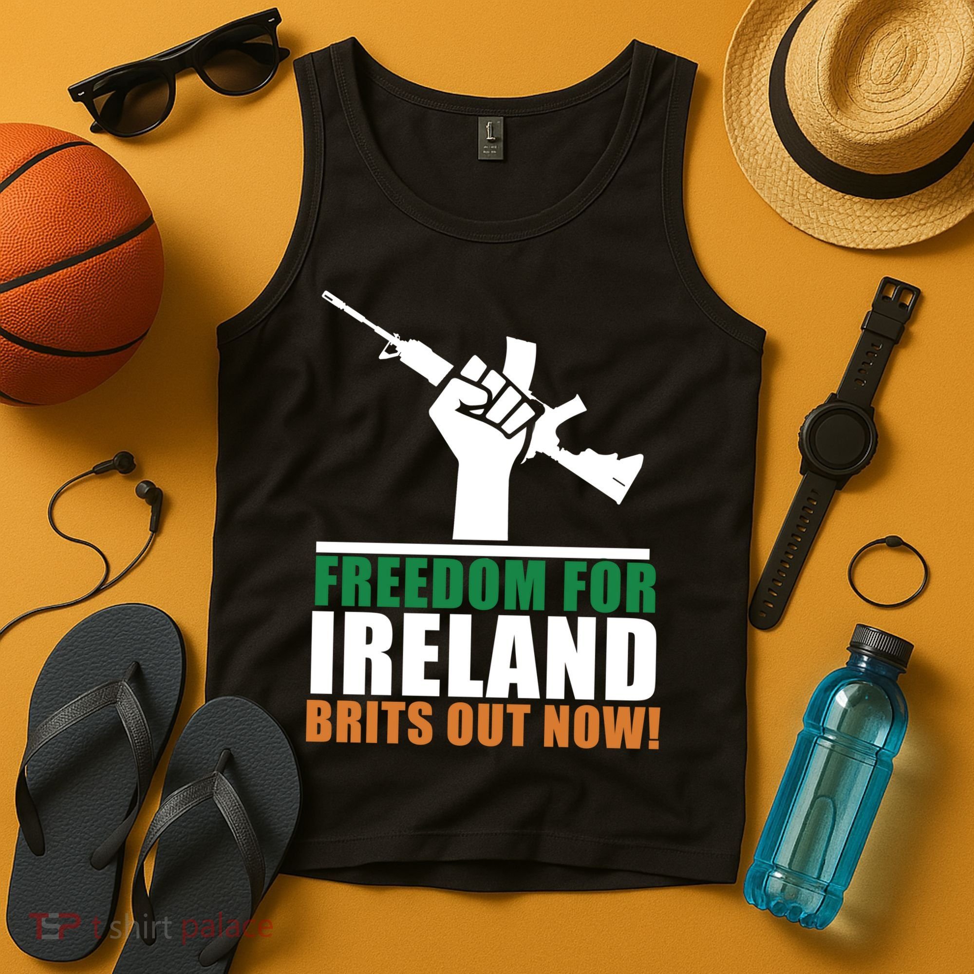 Freedom For Ireland Brits Out Now Tank Top