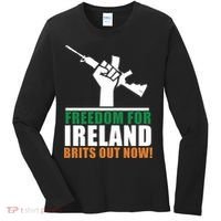 Freedom For Ireland Brits Out Now Women's Long Sleeve Shirt thumb 0