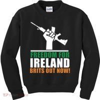 Freedom For Ireland Brits Out Now Kids Sweatshirt thumb 0