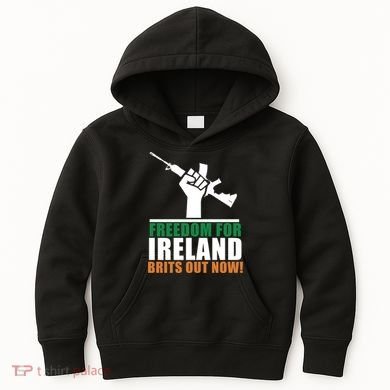 Freedom For Ireland Brits Out Now Kids Hoodie