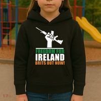 Freedom For Ireland Brits Out Now Kids Hoodie thumb 3
