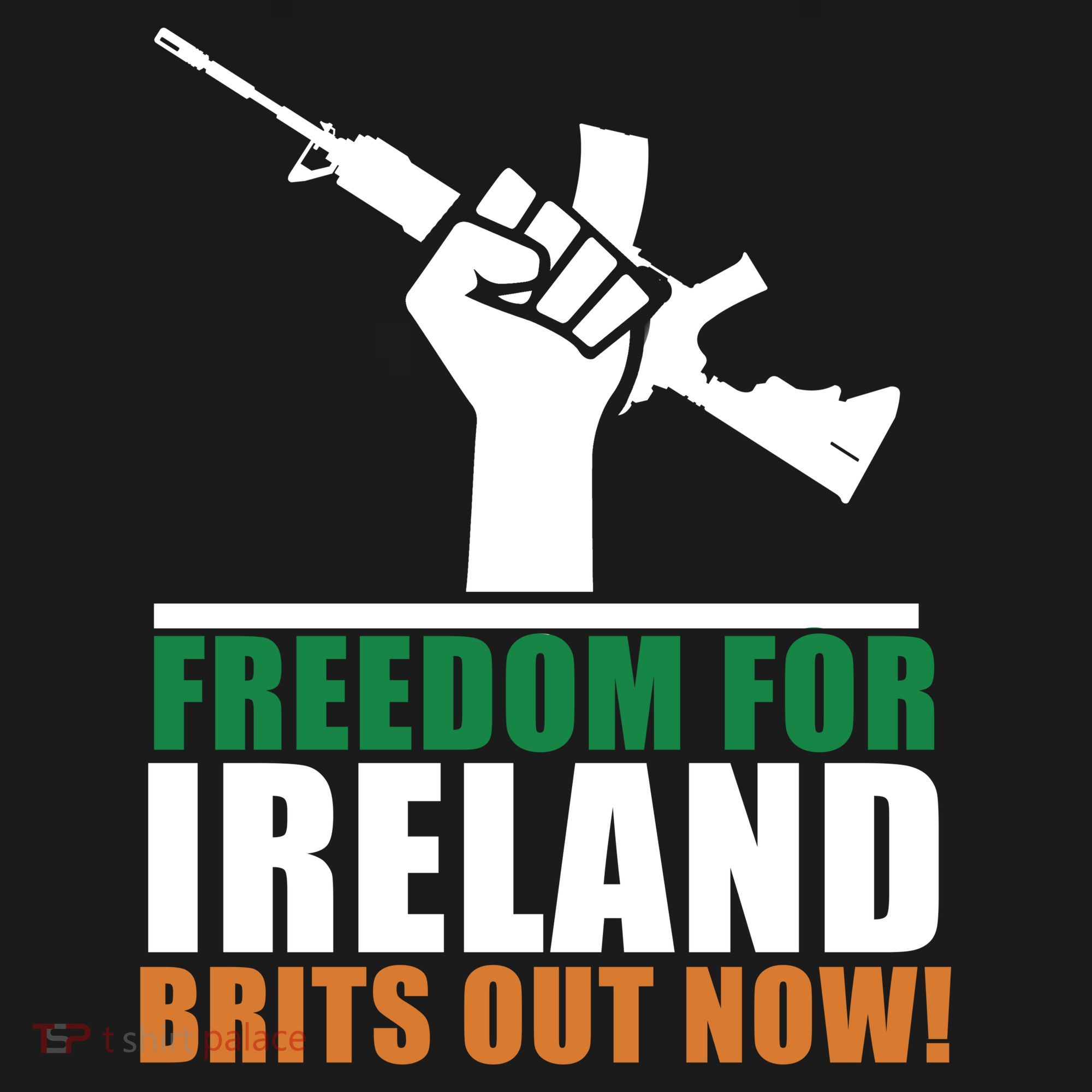 Freedom For Ireland Brits Out Now Kids Long Sleeve Shirt