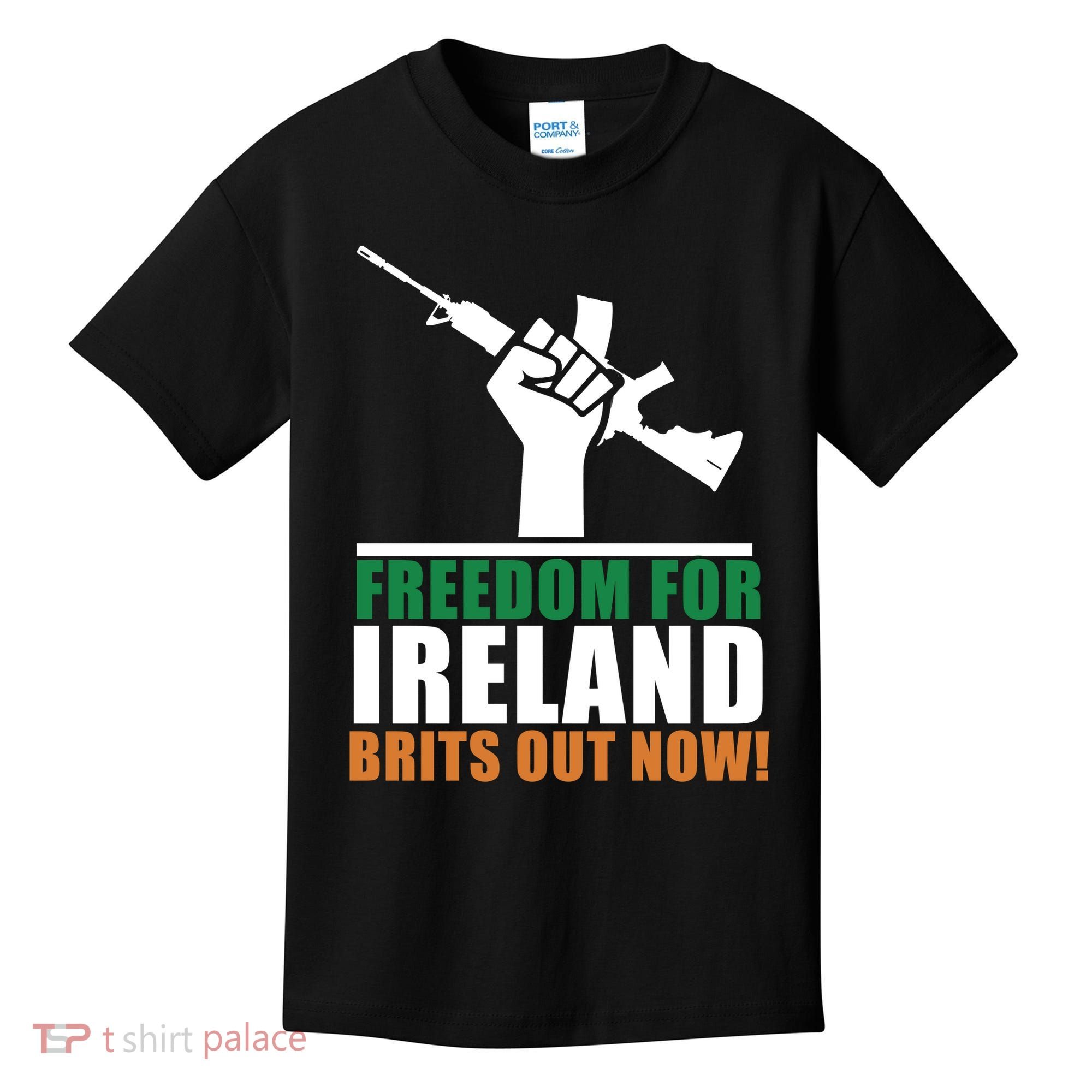 Freedom For Ireland Brits Out Now Kids T-Shirt