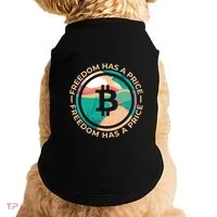 Freedom Has  Price Bitcoin Doggie Tank thumb 0