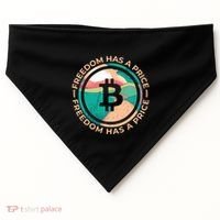 Freedom Has  Price Bitcoin USA-Made Doggie Bandana thumb 0