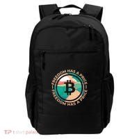 Freedom Has  Price Bitcoin Backpack thumb 0