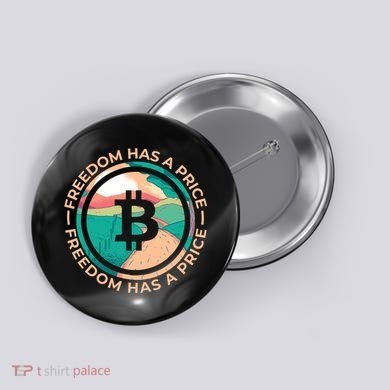 Freedom Has  Price Bitcoin Button