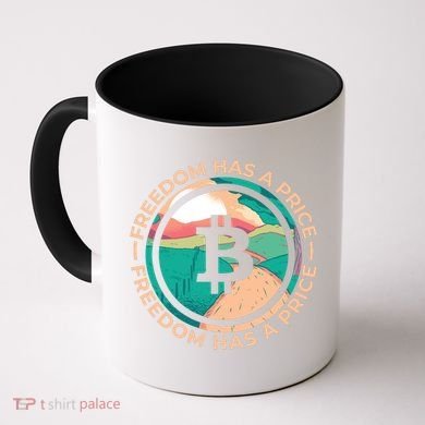 Freedom Has  Price Bitcoin Coffee Mug