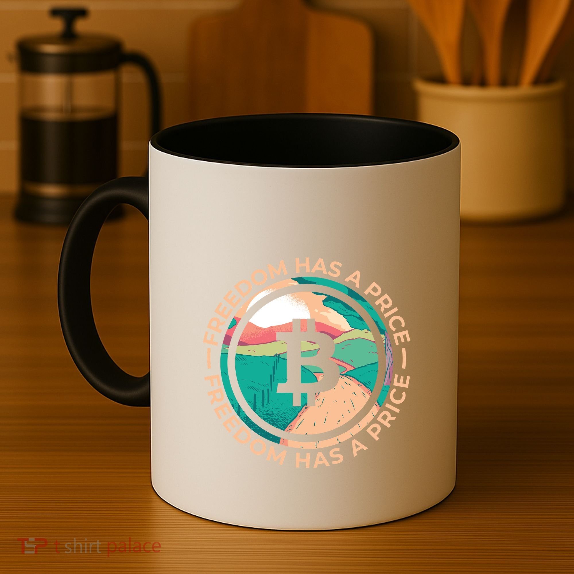 Freedom Has  Price Bitcoin Coffee Mug
