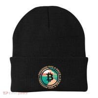 Freedom Has  Price Bitcoin Beanie thumb 0