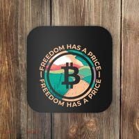 Freedom Has  Price Bitcoin Coaster thumb 0