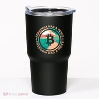 Freedom Has  Price Bitcoin Tumbler thumb 0