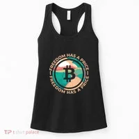 Freedom Has  Price Bitcoin Women's Tank Top thumb 0