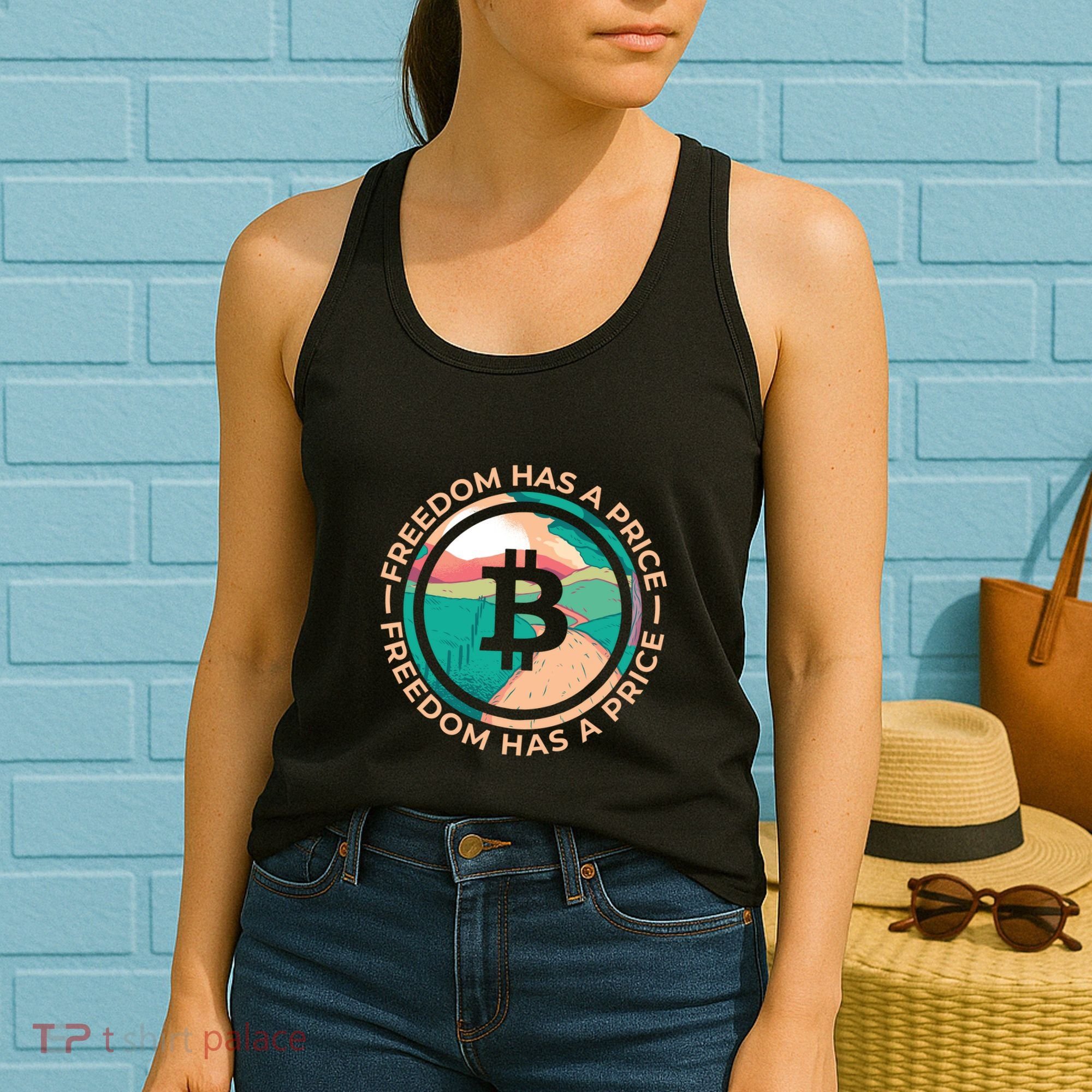 Freedom Has  Price Bitcoin Women's Tank Top