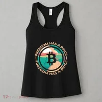 Freedom Has  Price Bitcoin Women's Tank Top thumb 3