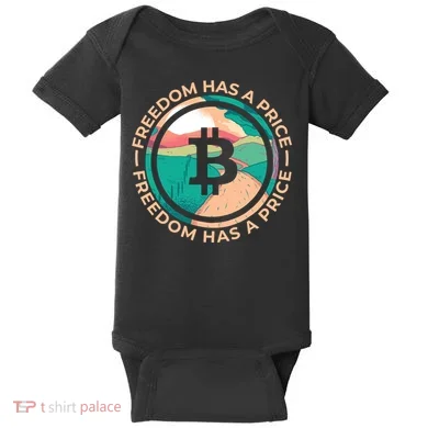 Freedom Has  Price Bitcoin Baby Bodysuit