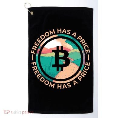 Freedom Has  Price Bitcoin Golf Towel
