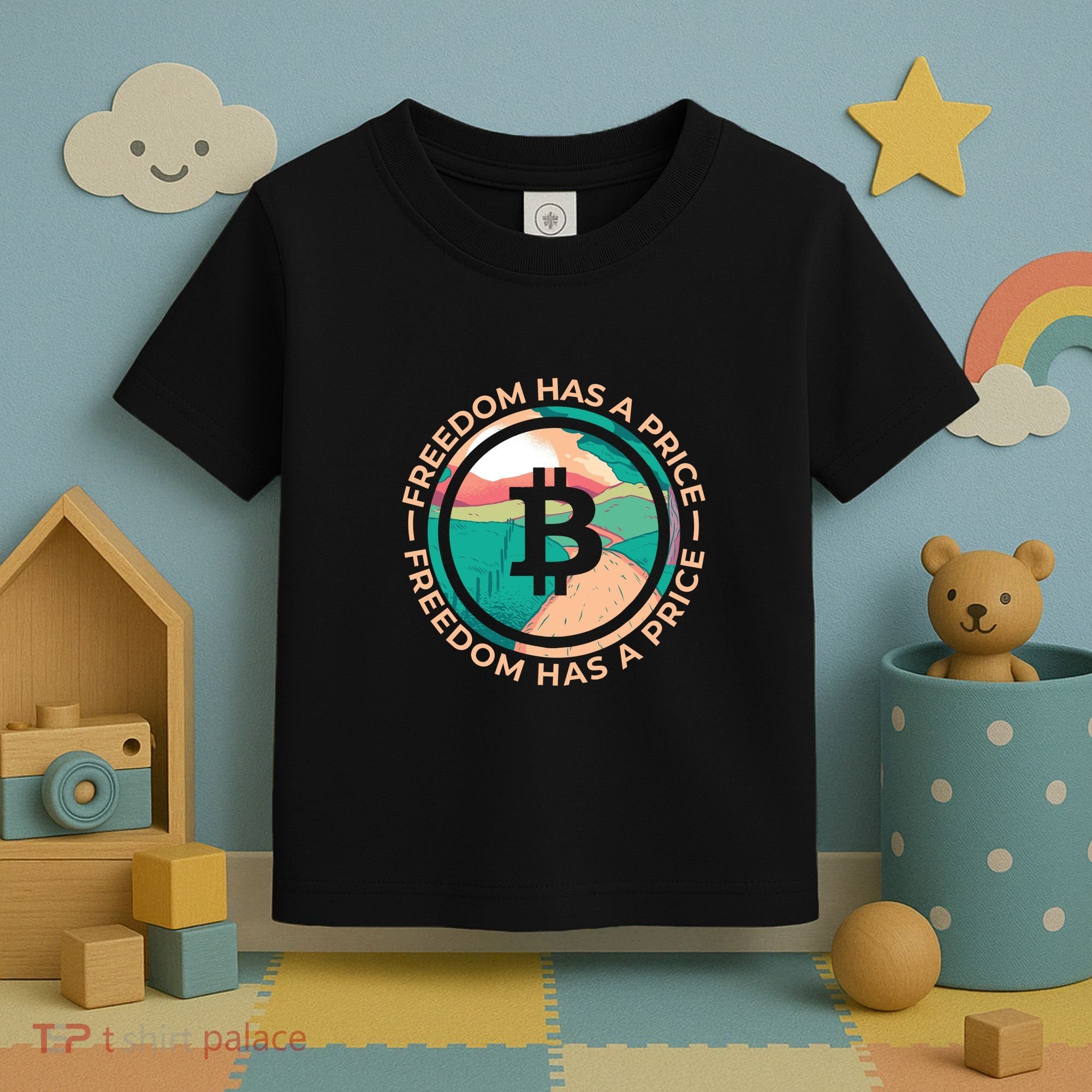 Freedom Has  Price Bitcoin Toddler T-Shirt