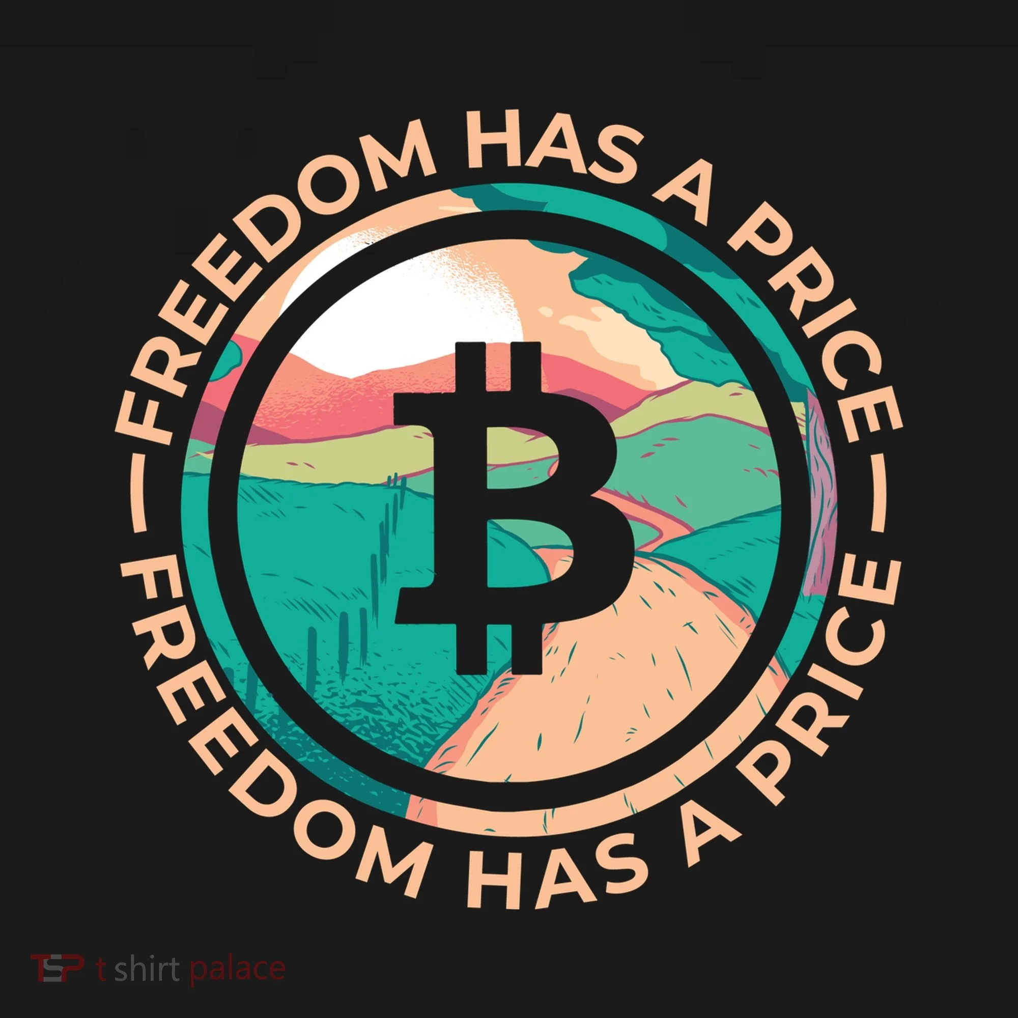 Freedom Has  Price Bitcoin Women's Long Sleeve Shirt