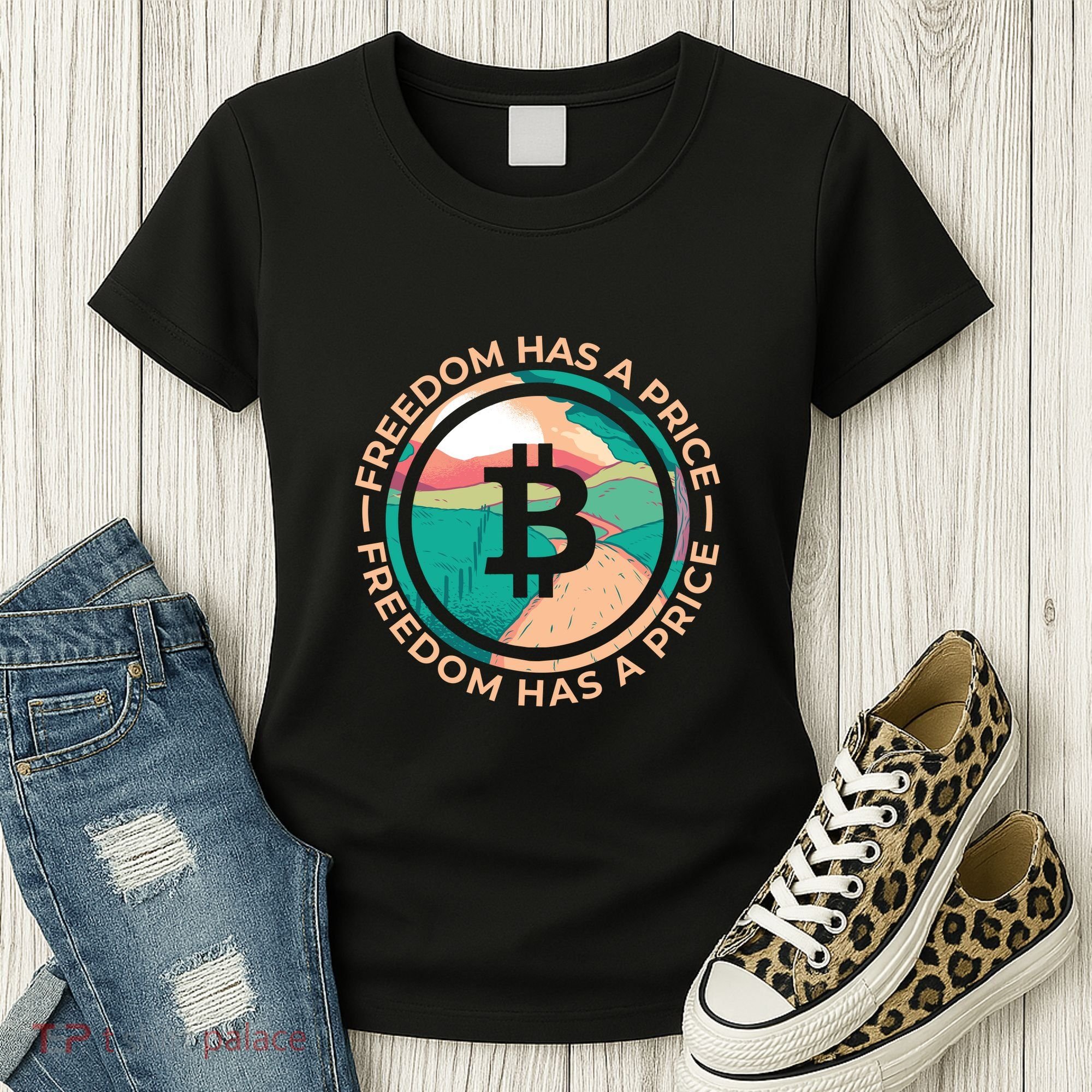 Freedom Has  Price Bitcoin Women's T-Shirt