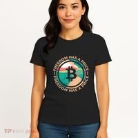 Freedom Has  Price Bitcoin Women's T-Shirt thumb 4