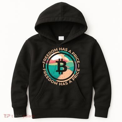 Freedom Has  Price Bitcoin Kids Hoodie
