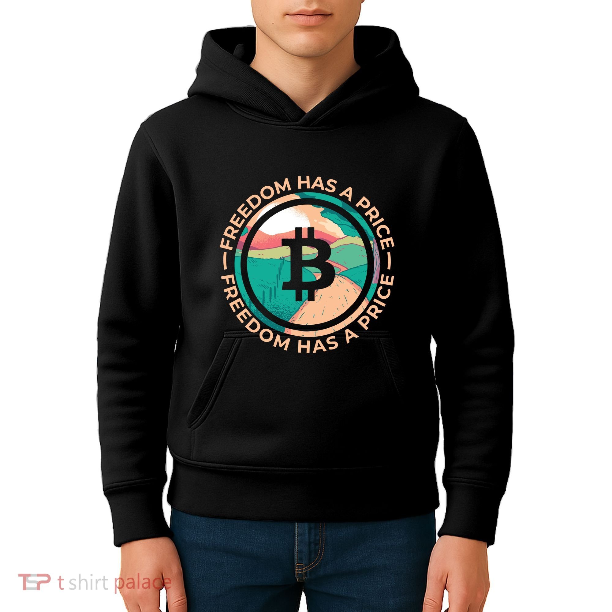 Freedom Has  Price Bitcoin Kids Hoodie