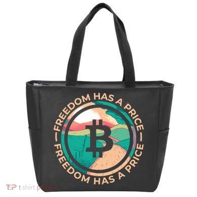 Freedom Has  Price Bitcoin Tote Bag