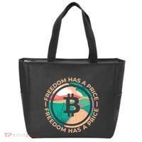 Freedom Has  Price Bitcoin Tote Bag thumb 0