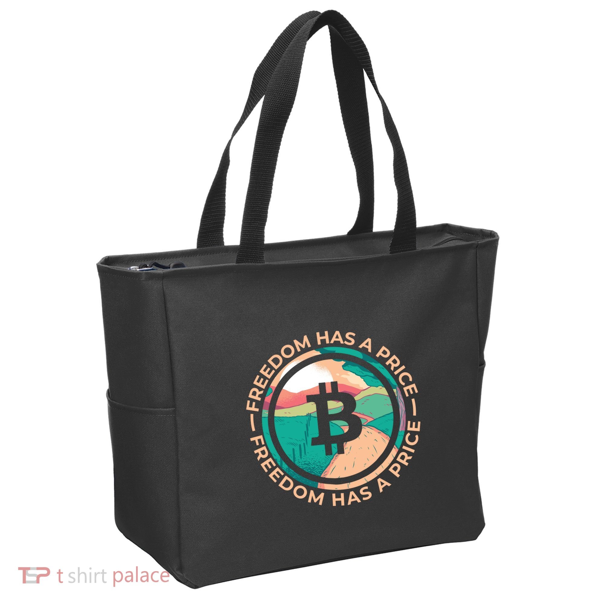 Freedom Has  Price Bitcoin Tote Bag