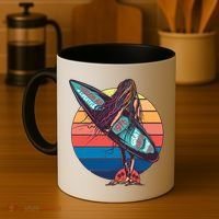 Freedom Is A Lifestyle Surfer Coffee Mug thumb 4