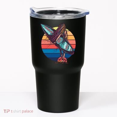 Freedom Is A Lifestyle Surfer Tumbler