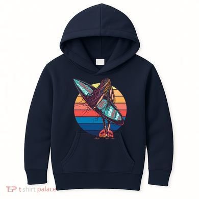 Freedom Is A Lifestyle Surfer Kids Hoodie