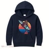 Freedom Is A Lifestyle Surfer Kids Hoodie thumb 0