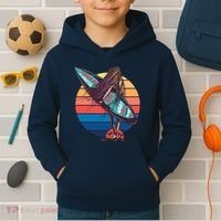 Freedom Is A Lifestyle Surfer Kids Hoodie thumb 2