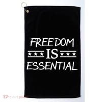 Freedom Is Essential  Golf Towel thumb 0